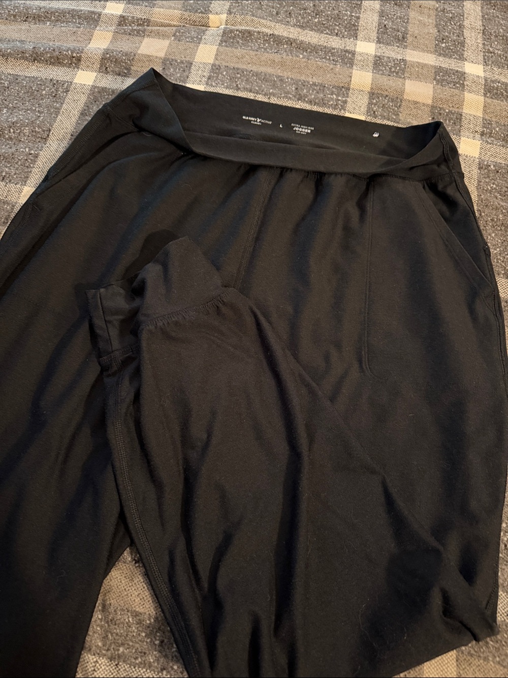 Old Navy Black Extra High-Rise Jogger
